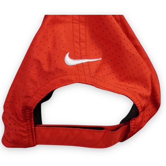 Nike Paris Coca Cola Olympics 2024 Hat Club Cap Strapback Red Golf Sponsor Mesh - Picture 6 of 8